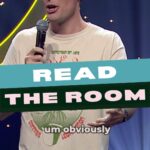 Guy Montgomery Instagram - 🤼‍♂️ Trying and failing to get the right crowd in 🫨 You can watch me read the room tonight on Last Laughs - a beautiful taping of the final gig of @nzcomedyfestival 2023 - at 8:30PM on @threenewzealand . For reasons that are unknown to me this joke did not make the broadcast