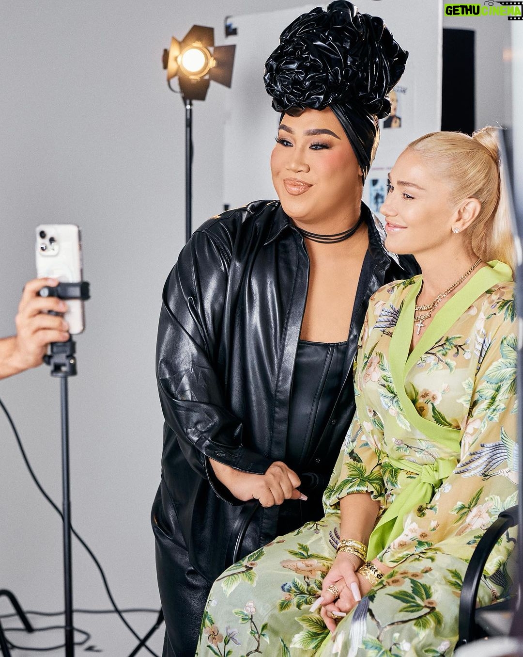 Gwen Stefani Instagram - 😭Doing @gwenstefani makeup is BANANAS! 🍌😭 Love you girl! Watch it on my YouTube channel NOW!