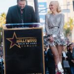 Gwen Stefani Instagram - what a dream !! thank u SO much @hwdwalkoffame + @warnerbrostv + Irving Azoff, Jimmy Iovine, and of course, @blakeshelton 🤍🙏 who would have thought this girl from Anaheim would have her own star on the Hollywood Walk of Fame 🌟 thank u for walking this journey with me, singing with me all these years … i love u !!! Gx Photos 1-7: @warnerbrostv