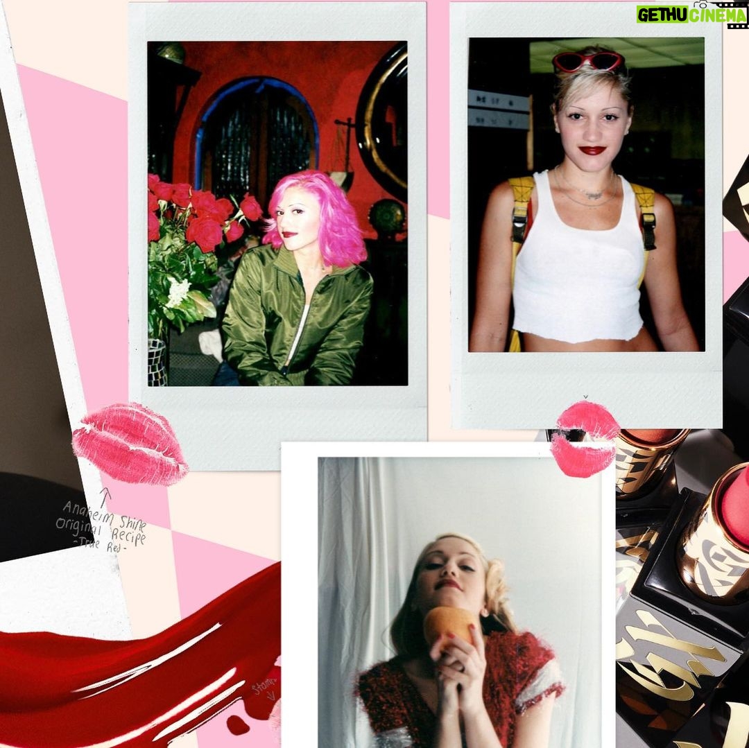 Gwen Stefani Instagram - heard it was #nationallipstickday @gxvebeauty 😘💨💋💄