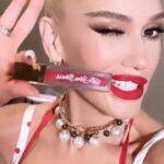 Gwen Stefani Instagram - No doubt about it, @gwenstefani slayed last night 💋 Here’s the @gxvebeauty breakdown:      Paint It Up Cream Eyeshadow in Topknot and Ska Vibes  Line It Up Eyeliner in Spiderwebs  Eye See In Sparkle in Dazzle and Glimmer  Can’t Stop Staring Mascara + falsies Most Def Eyebrow Pencil in Shade 3  I’m Still Here Liquid Lipstick in Original Recipe  Anaheim Line Lip Liner in Scarlet Red