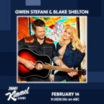 Gwen Stefani Instagram - We've got a Valentine's day date with @jimmykimmel!!!! Tune-in to see me and @gwenstefani on @jimmykimmellive Wednesday at 11:35/10:35pm CT! #KIMMEL