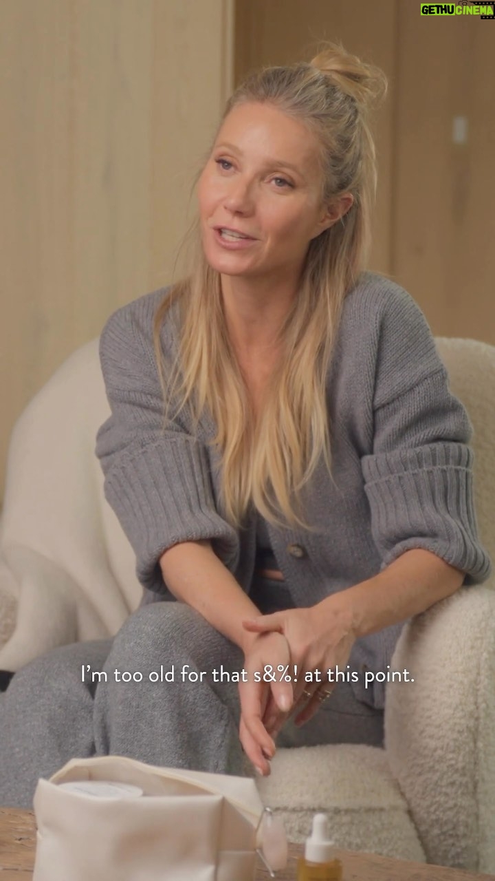 Gwyneth Paltrow Instagram - My skin tends to get really, really parched. I’m one of those people who is constantly layering on face oil, then moisturizer—all the time. Over the years, I’ve tested tons of different products to repair dry skin, and I finally found a routine that WORKS. Link in bio to watch the full video.
