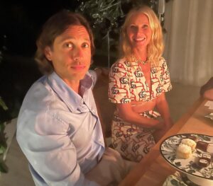 Gwyneth Paltrow Instagram - GG for @goop and @gucci at last nights garden party at home in Amagansett in celebration of summer and our new peptide serum with @juliusfewmd