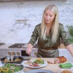 Gwyneth Paltrow Instagram - The holidays are my favorite time of year because of our family traditions. That’s what inspired my version of a latke pie—I do love an OG latke, but the pie is much easier and it’s all ready and crispy at the same time (thanks to @monogramappliances hearth oven). Link in bio for the recipe.