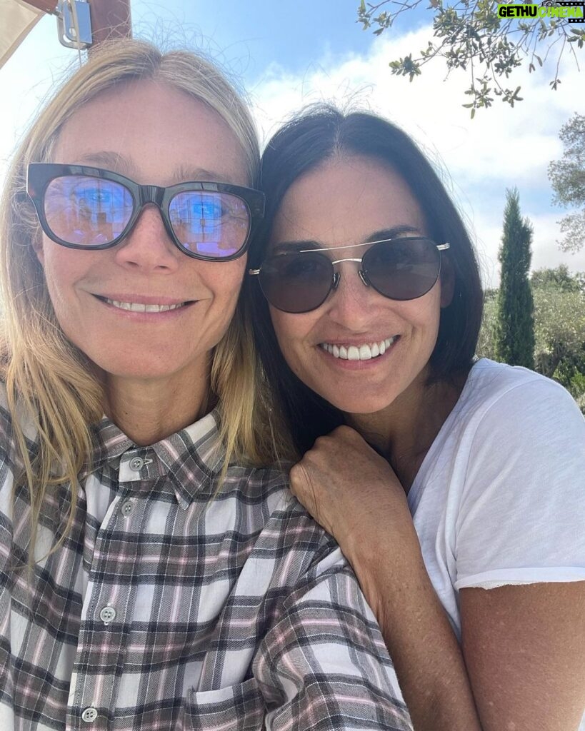Gwyneth Paltrow Instagram - Happy birthday my darling @demimoore What a life you have lived thus far. You inspire me at every meal, during every walk, and at all of life’s junctures. And I can safely say you are the most beautiful 60 year old on the planet. ❤️