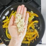 Gwyneth Paltrow Instagram – #boyfriendbreakfast today was an easy sweet potato hash. 
Sweat some onions
Add some bell peppers and let caramalize about 10-15 mins 
Cube and boil sweet potatoes in salted boiling water about 10 mins and let steam and dry in the colander when ready
Add garlic and cook with the peppers and onions 
Add sweet potatoes, some paprika and chili powder to taste
Add scallions and cook for a few to let all flavors combine
Fry your eggs adding water, my new favorite trick 
 Season and add something green, I had parsley and chives so I went with that #paleo
