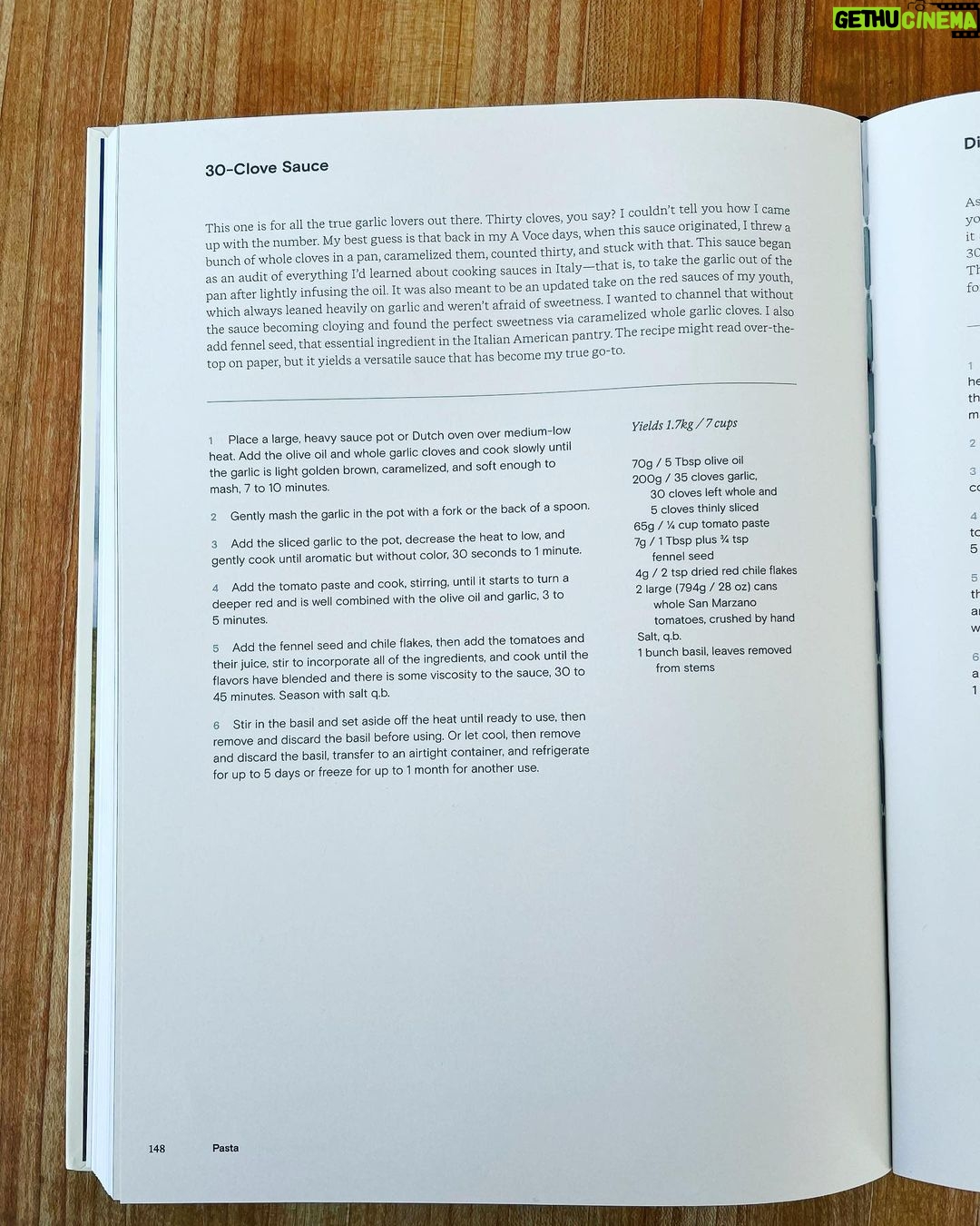 Gwyneth Paltrow Instagram - This book is a dream. My absolute favorite red sauce recipe of all time -> @missyarobbins