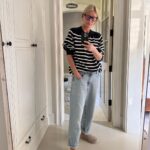 Gwyneth Paltrow Instagram – The new G. Label collection is everything I want to wear right now. It’s full of classics from our archives, redone with a preppy, nautical twist. I loved this striped take on our Gia Sweater so much at the fitting a few months back, I took the prototype home with me. Now you can shop it too—see the full collection at the link in my bio.