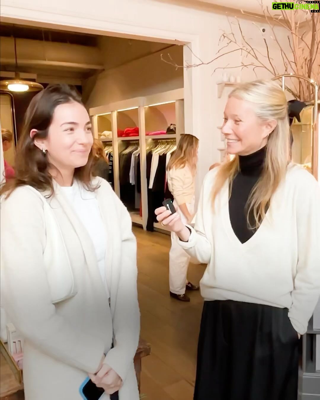 Gwyneth Paltrow Instagram - Did you miss GP’s last AMA? Swipe through for a recap filled with her gifting recs and holiday outfitting tips—then head to the link in bio to shop them all.