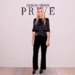 Gwyneth Paltrow Instagram - Thank you for having me, Mr. Armani. The collection was so beautiful 🖤 Au revoir, Paris. #GiorgioArmaniPrivé