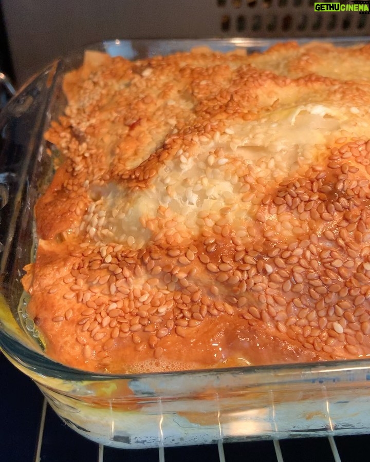 Hümeyra Aydoğdu Instagram - Karamelize Soğanlı Ispanaklı Börek 🎉 Karamelize soğan ve Ispanak ikilisi muhteşem ✨ böreğe de inanılmaz yakışıyor✨ lakin İstanbul’da ki yufkaları burada bulmak mümkün değil 😕 genelde dondurulmuş ve kağıt gibi ve bayat ve ve ve ... lezzet verebilmek için yaptığım yöntemleri sizinle paylaşacağım ve sonuç MÜ KEM MEL 🥳 Püf nokatalarım; ✨Yufkaları öncelikle sodaya batırıyorum. Evet bildiğiniz soda, öyle az falan da değil bayağ ıslatıyorum. ✨Parçalanıyor evet !!! Parça parça tepsiye diziyorum. Üzerine tereyağ parçaları pay ediyorum. ✨Her bir katı için aynı şeyi yapıyorum ( Sodaya batır suyunu hafifçe sık ve tereyağ parçaları ekle ) ✨ Bol iç malzemesi - Karamelize soğan 🧅 renk alsın pişsin şekeri ortaya çıksın😋 Ispanakları ekle soğanlara yumuşasın yaprakları 🥬 ve peynir ekle 🧀 çok pişirme eklenenleri ....genelde Kaşar peyniri kıvamında yabancı peynirler kullanıyorum ( #mozzarella #edamer #gouda #parmagiano ) ✨ Baharatlar ; Bolca karabiber ve Pulbiber ✨ Her kata Yoğurt her kata ✨ peynir serpiştir ✨ ✨ Son olarak üzerine bolca yoğurt ve 1 yumurta sarısı sürüyorum.. susamsız olmaz ve 1 gece buzdolabında bekletiyorum ✨🙌🏻 ✨Ertesi gün fırına 185 ° kızarana dek✨ Şimdiden afiyetler 🎉 #turkishfood #börek #deutschland #essenmachtglücklich #foodies #hümeyratarzıbörek #recipe #tips #europe Düsseldorf, Germany