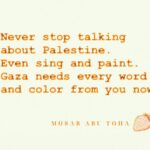 Hāwane Rios Instagram - amplifying from @mosab_abutoha “Never stop talking about Palestine. Even sing and paint. Gaza needs every word and color from you now.” At this point, you all know where I stand. You know my rage, you know my truth, you know my heartbreak, you know my grief. I have archived most of my story posts in my highlights. I will continue to post but I will not be repeating myself over and over again any more. I will now channel it all into my prayers, my actions, and my art. When I feel like I want to share my thoughts and very real emotions, I will. And when I don’t want to, I won’t. Going inward as much as I go outward is the only way I can sustain myself. So now, I sing. My altar will forever be set to honor Palestine. This is a promise I will keep for all of my days. I won’t stop standing up and speaking up. I won’t stop praying. I won’t stop loving. I won’t stop caring. I will sing for you until I journey to the ancestors. And even then, my voice will remain tuned to travel to your heart and to the heart of my land and people. To Palesetina, with love, always, na’u me ke aloha mau Puu Huluhulu