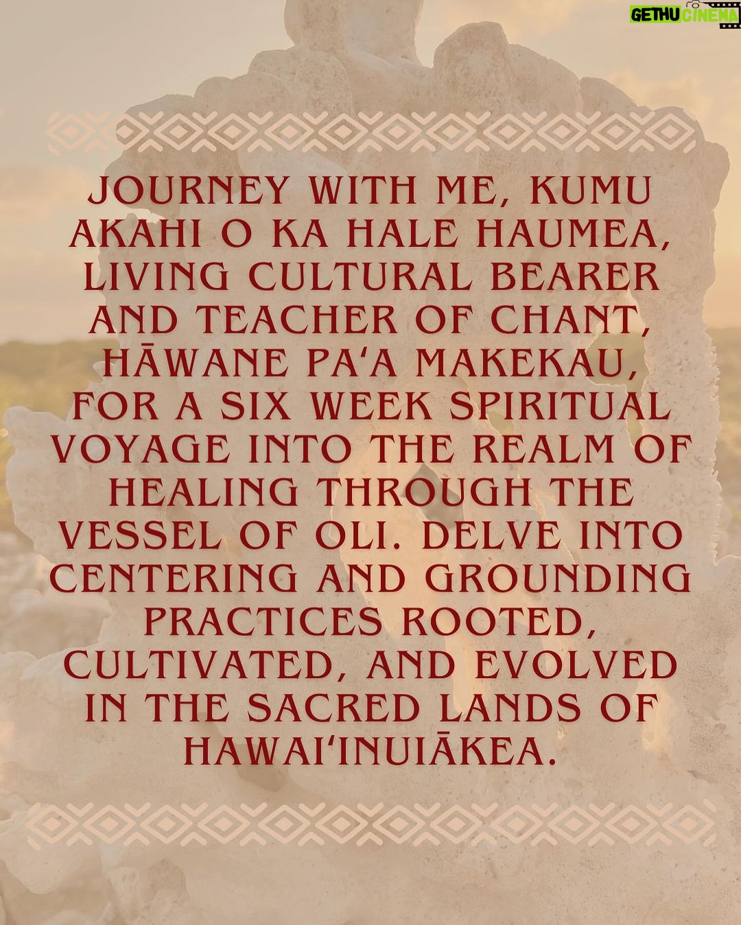 Hāwane Rios Instagram - Eia ka leo heahea E ho‘omea mai ke ala I woke up feeling called to share about how Hale Haumea and this Papa came to be. During the height of the pandemic in 2020, my tita @vonkekuini were in deep conversation about life, trauma, joy and everything that comes with heartache and healing. A sacred part of her healing was receiving uhi in the form of ala ma’i and because I had gone through the journey of receiving mine, I offered to aha for her. She gathered the people she chose to be there and I invited people I knew that could use a safe space like this. It was in that moment that the Hale Haumea was created. I knew it was my souls purpose to continue with this Papa Oli so since then, we have gathered weekly on and off through the szns to oli and reflect together. We have done four hō‘ike and three ceremonial retreats. We just completed our Rites of Passage Ceremony this past October and now I feel ready to share the journey with the lehulehu. This group of women changed my life and the way I approach my own healing and the way I hold space for other peoples journey in healing. Chanting for the purpose of healing pain and trauma has shifted the way I hold my own triggers and my own shattering. It has taught me how to honor the triggers that other people have too. It has deepened my understanding of what living my cultural practice means and looks like for me. I see how much we all need spaces like these especially in these profoundly intense times. This Papa Oli is a place to learn more tools of grounding and centering through the activation of your own voice and prayers. A he leo wale nō ā Mahalo nui to all who have registered and all Lahaina and Palesetina people who have reached out of the access code (email management@ulaaihawane.com for code). Registration link in my linktree ulaaihawane.com/akahipapahonuamea To Kahiki We Go E ala e Kahikikū! @halehaumea #halehaumea #akahipapahonuamea Puu Huluhulu