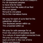 Hāwane Rios Instagram – sharing prayers for palesetina from @adriennemareebrown 

“for today’s prayer circle this was my outline. more words came but you are also welcome to use and amplify this prayer. i was so moved by each prayer AND the awareness that we pray to guide, direct and fortify our actions.”

lele wale ka pule
a he leo wale nō ā