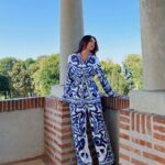 Haifa Hassony Instagram - 💙🤍 @dolcegabbana @glerbil Bucharest, Romania