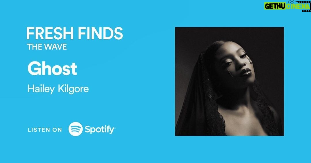 Hailey Kilgore Instagram - Thank you @spotify for your support! Stream Ghost on the Spotify Fresh Finds and R&B Rising playlists. 🖤✨ New York, New York