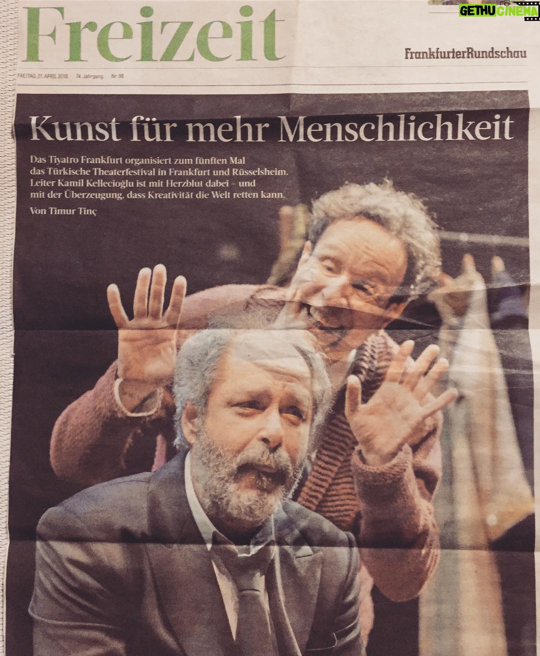 Hakan Çimenser Instagram - #frankfurt #turkhistheatrefestival#freizeit #thedresser #i̇stanbul #statetheatre 👍