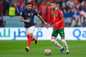 Hakim Ziyech Instagram - Devastated. But also very proud of this amazing team. We fought until the very end and we couldn’t have done it without you. I want to express my deepest gratitude and utmost respect to every single one of you. Everybody that travelled all the way to Qatar to support us, everybody that supported us back home. We appreciate you and we have written history together 🇲🇦. We are not done yet, see you on Saturday. الله ؛ الوطن ؛ الملك ❤️.