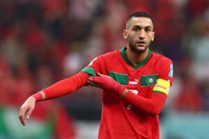 Hakim Ziyech Instagram - Devastated. But also very proud of this amazing team. We fought until the very end and we couldn’t have done it without you. I want to express my deepest gratitude and utmost respect to every single one of you. Everybody that travelled all the way to Qatar to support us, everybody that supported us back home. We appreciate you and we have written history together 🇲🇦. We are not done yet, see you on Saturday. الله ؛ الوطن ؛ الملك ❤️.