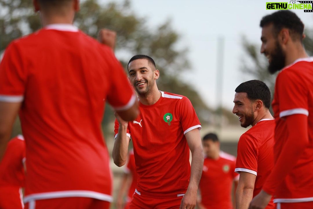 Hakim Ziyech Instagram - We back 🫡 Complexe Mohamed VI De Football