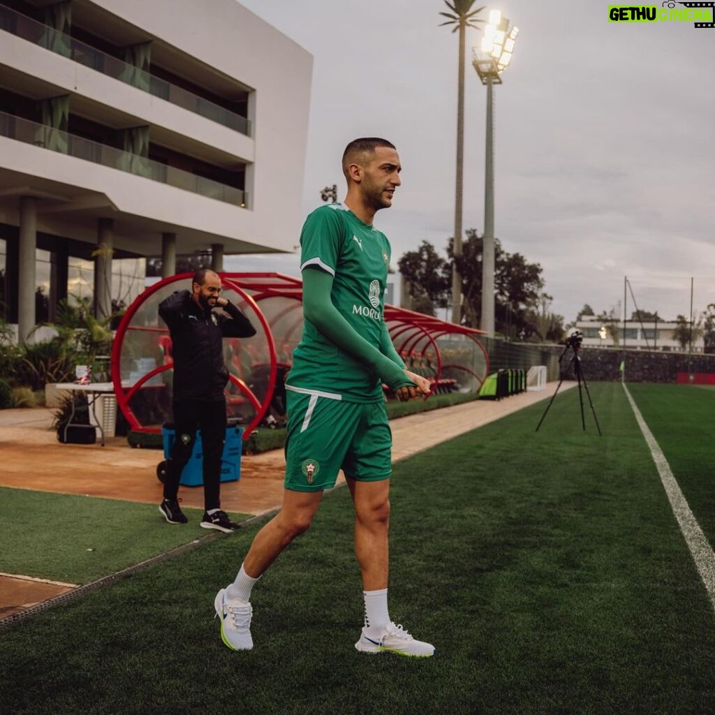 Hakim Ziyech Instagram - Back Home 🇲🇦 Complexe Mohamed VI De Football