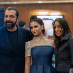 Hala Al Turk Instagram - صور من افتتاح فيلم "سُكّر" في الرياض مدينة المستقبل و التطور و الإزدهار 🇸🇦💚🤍 فيلم سُكّر بينزلللللل باجررر 😍😍🤍🤍 Full outfit designed by @halamalturk Image and Style director @eliomoussallem @maison.eliomoussallem Thank you for making the dream real! 🤍 Hair: @aminahair Makeup: @hanin.adeeb