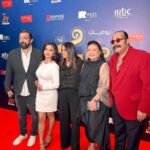 Hala Al Turk Instagram - افتتاح فيلم "سُكّر" في الإمارات العربية المتحدة في دبي دار الحي 🇦🇪🤍 Image and Style director: @eliomoussallem Wearing: @elisabettafranchi @krisma_me Hair: @william_hairdresser @laloge_uae Makeup: @makeupbyangelinas @laloge_uae