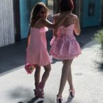Halle Berry Instagram - My mini me (but not so mini anymore) and my VanO took me to the World of Barbie for my B-day! I got to let my inner Barbie soar!!!! I love you guys …thank you ! And…. I highly recommend it 🌸