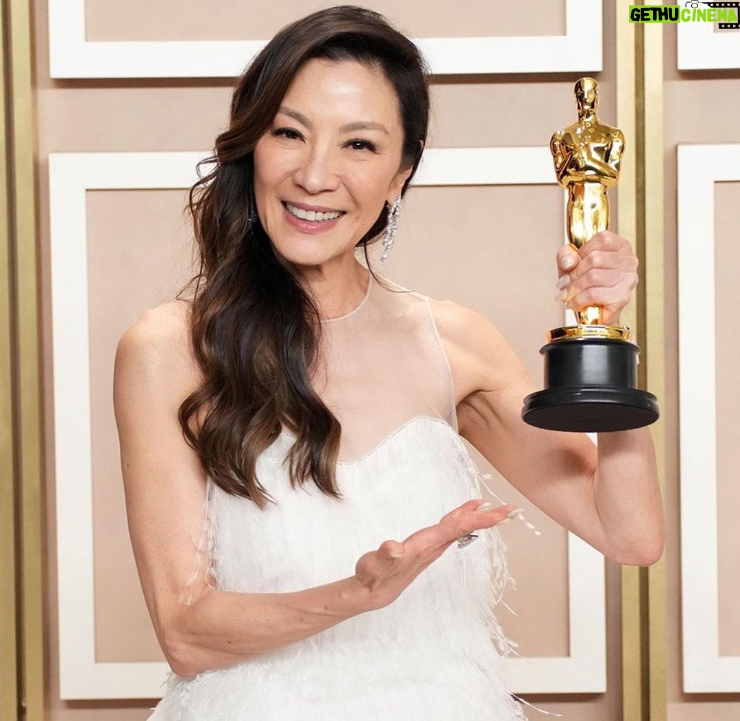 Halle Berry - 438.1K Likes - It was an honor to present, alongside @jessicachastain, @michelleyeoh_official with her HISTORIC Oscar for Best Actress! This was a long time coming and a moment I will forever hold dear! 🤍