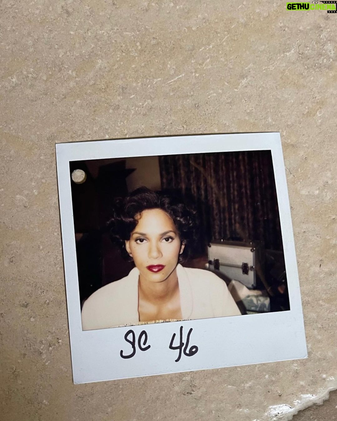 Halle Berry - 268.5K Likes - This #tbt I share with you what we affectionately called “The Dottie Body.” Every piece of Dorothy Dandridge’s clothing given to me by her manager Earl Mills fit me perfectly! Here’s a look behind the curtain of my polaroid collection of costume fittings and shoot days! If you love Dottie like I do, enjoy! ❤️