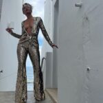 Halle Berry Instagram - Life ain’t always perfect but this damn jumpsuit is 👏🏽