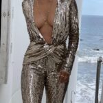 Halle Berry Instagram - Life ain’t always perfect but this damn jumpsuit is 👏🏽