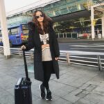 Han Chae-young Instagram - #많이춥다 #감기조심😷 #출발전 #고고 #잘다녀올게요 😘😘 #freezing #departingsoon #staywarm 😄😃 인천공항 Incheon Airport