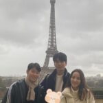 Han Hye-jin Instagram - #bigben #londoneye 가서 사진 찍고 #eurostar 타고 파리로 이동 🚅 #arcdetriomphe #샹제리제거리 구경하고 에펠탑 앞 #girafeparis 에서 강인이 삼촌 만나서 맛있는 식사하고 기념 사진 😍 유명한 삼촌들 만난 우리 시온이 아빠랑 삼촌들이랑 진짜 친하냐고 거듭 확인😂