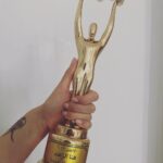 Hana AlZahed Instagram - Ana w Heya series Award 🤍 I want to thank every single one in this project. My colleagues @ashrafabdilbaky & @ahmedhatemomar I’m so proud that I worked with both of you. 🤍