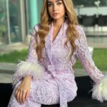 Hana AlZahed Instagram - Life is better with some purple in it 🍬 @femmefataleofficiel