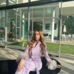 Hana AlZahed Instagram - Life is better with some purple in it 🍬 @femmefataleofficiel