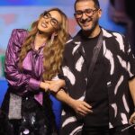 Hana AlZahed Instagram - انهاردة اخر يوم عرض لمسرحية "تيت" في موسم الرياض مبسوطة جدا بالتجربة دي مبسوطة اني وقفت قدام فناني الكوميدي المفضل 🙉 @ahmedhelmy لتاني مرة بعد مسرحية ميمو. تاني تجربة مسرح معاك 🤍 I feel so blessed and grateful to enjoy our second play together. I enjoyed every single moment on stage acting infront of you 💜