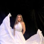 Hana AlZahed Instagram - Feeling Angelic 🕊 Styled by @maigalal Dress @samo_hagras MUA @lauricematta