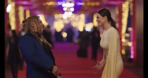 Hanady Mhana Instagram - MIFF 🏺

Had a pleasure to be a guest in my favorite show! 
Thank you💛
@mekkystyle 
@gendyeez 

Ahla haga el sanady @rahma.ahmmed.farag 👏🏼💛

#هنادي_مهنا #هنادي_مهني