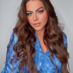 Hanady Mehanna Instagram - GUESS WHO’S BACK? 🚨 Makeup: @sharifftanyous 💙 Hair: @haithamdahab00 @elsobky9090 💙 Styled by: @reemsalamaofficial 💙