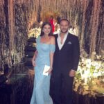 Hanady Mehanna Instagram - حبيبي 🧿🤍 Both styled by my love @reemsalamaofficial Pampered by @abdallahelrefaeii Dress by @maisondzcouture