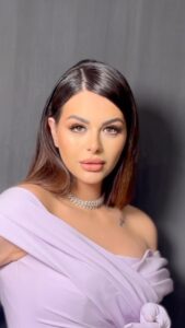 Hanady Mehanna Instagram - Ready for Cairo International Film Festival 44th edition’s closing ceremony ✨ Styled by @khemissi_imen Dress @anskada Makeup by @ayaabdelhamid Jewelry @elbazjewelry Clutch @marzook_official Hair @bliss_by_moustafa