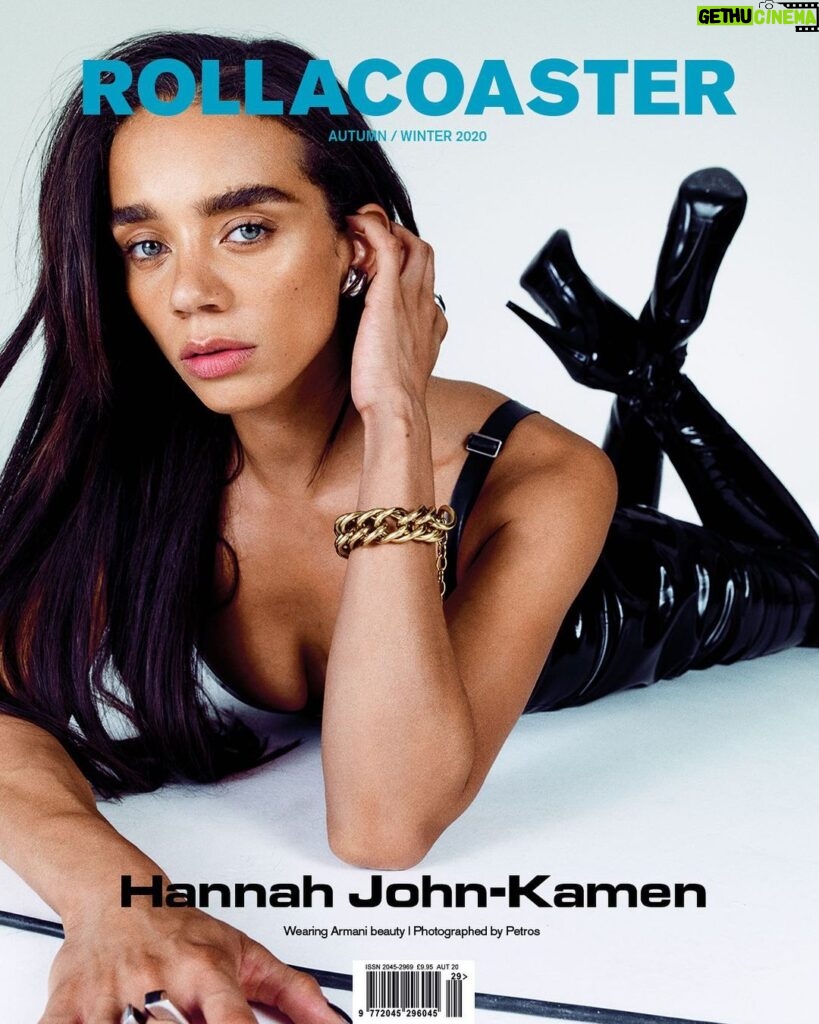 Hannah John-Kamen Instagram - Thankyou @armanibeauty for an amazing cover shoot for @rollacoaster 💋