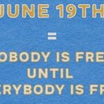 Hannah Kasulka Instagram - “If I limit one person’s freedoms I limit my own” -Orland Bishop speaking of the meaning of the Zulu word Sawubona. Which means “we see you” as an invitation to a deep witnessing and presence. This greeting forms an agreement to affirm and investigate the mutual potential and obligation that is present in a given moment. At its deepest level, Orland explains, this "seeing" is essential to human freedom. Via @globalonenessproject No one is free until we all are free. #juneteenthcelebration