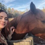 Hannah Kasulka Instagram - I spent almost every weekend as a kid at my aunt Shelby’s house with her and the horses. Anyone else here a horse girl? Yay or neigh.