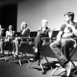 Hannah Kasulka Instagram - Me saying something the girls thought was funny but @jerslater was NOT amused by at #TheExorcist fan screening on Friday