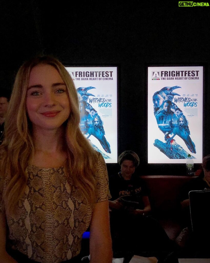 Hannah Kasulka Instagram - Thanks @frightfestuk for a great festival and everyone who came out to the Witches in the Woods premiere! I had the best time!
