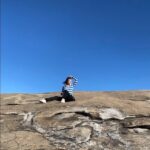 Hannah Kasulka Instagram - Let freedom ring from Stone Mountain, GA - MLK It felt good to hike this mountain especially after this recent historic election in Georgia. While the horrific history is still present and there’s more mountain to climb I’m hopeful for where we’re headed. One gleam of hope is @gillybrewbar which is a business that exists in a house on the former “white side” of the train tracks, built by slaves and is now owned by a Black woman. And they have GREAT coffee and oat milk! Take that racists! As a white person I can’t fully understand white supremacy because as @sonyareneetaylor eloquently put it I’m “swimming in the depths of the ocean of it, like fish breathing it in”. I agree with Sonya and think we need to come up for air and listen to the folks on the surface who are getting “hit by the waves—people of color, especially Black and Indigenous folks—and trust their experiences in order for white folks to collectively figure out how to dismantle white supremacy”. While I haven’t figured out how to do that TODAY I think it starts by us each taking our personal power back. My hope today is to elevate some voices on my little mountaintop that are leading conversations and making real change for our BIPOC friends & family and encourage you to take your own inspired action daily to better our world. After all, we’re each a drop in the same sea🌊 @snap4freedom @sisterloveinc @cagefreecannabis @blackgirlsbreathing @indigenousrising @indigenousclimateaction Stone Mountain, Georgia